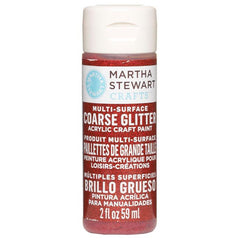 Martha Stewart Multi Surface Coarse Glitter - Garnet 2 Oz - Al Masam Stationery LLC