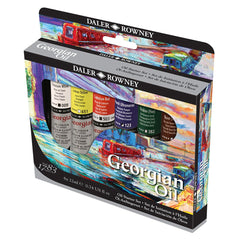 DALER ROWNEY : GEORGIAN OIL PAINT : STARTER SET : 22ML : SET OF 6 - Al Masam Stationery LLC