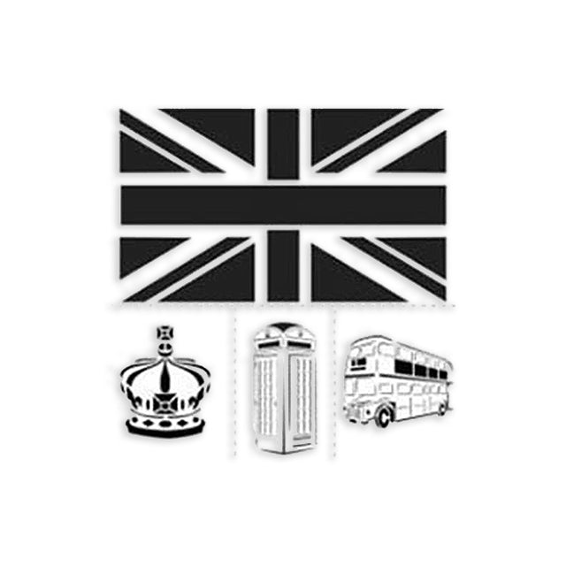 Folkart Ed Roth Stencil London Set 12 X 12 - Al Masam Stationery LLC