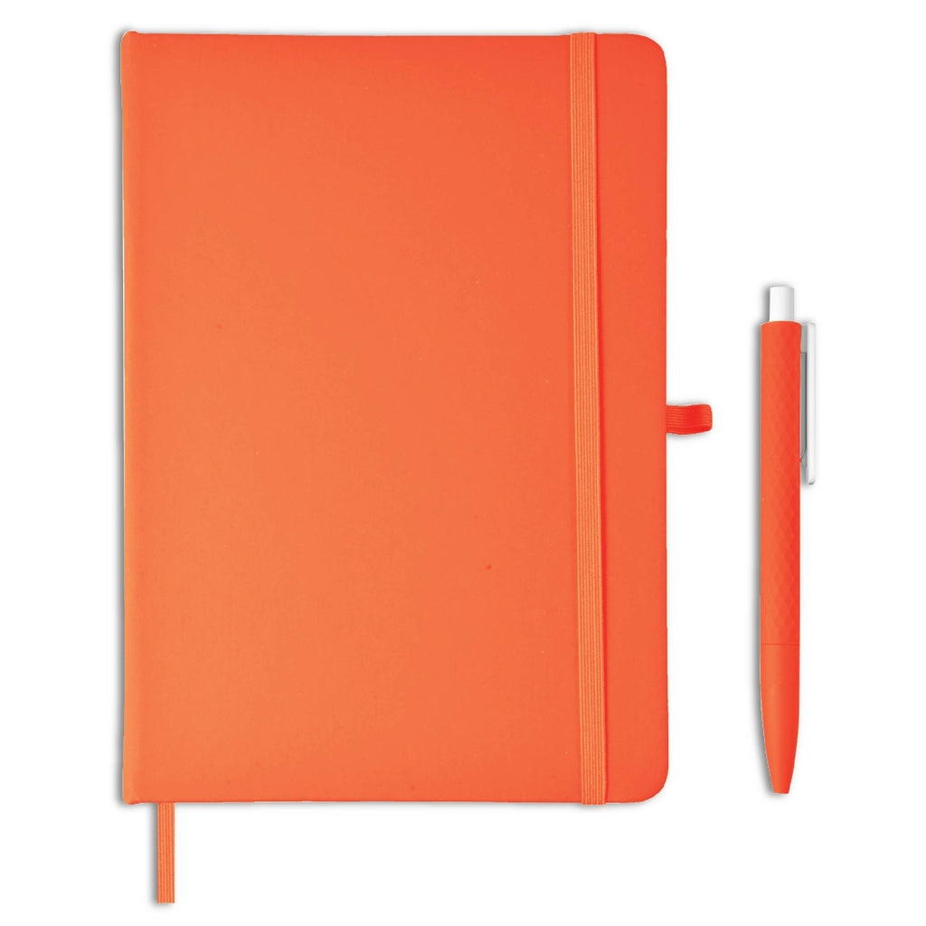 Giftology Libellet – A5 Notebook with Pen Set (Orange) - Al Masam Stationery LLC