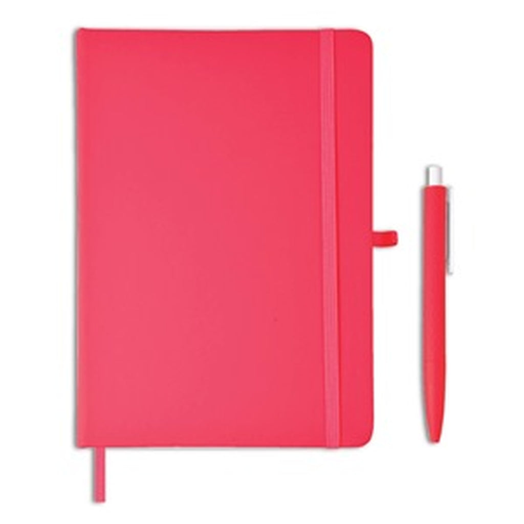 Giftology Libellet – A5 Notebook with Pen Set (Red) - Al Masam Stationery LLC Main image
