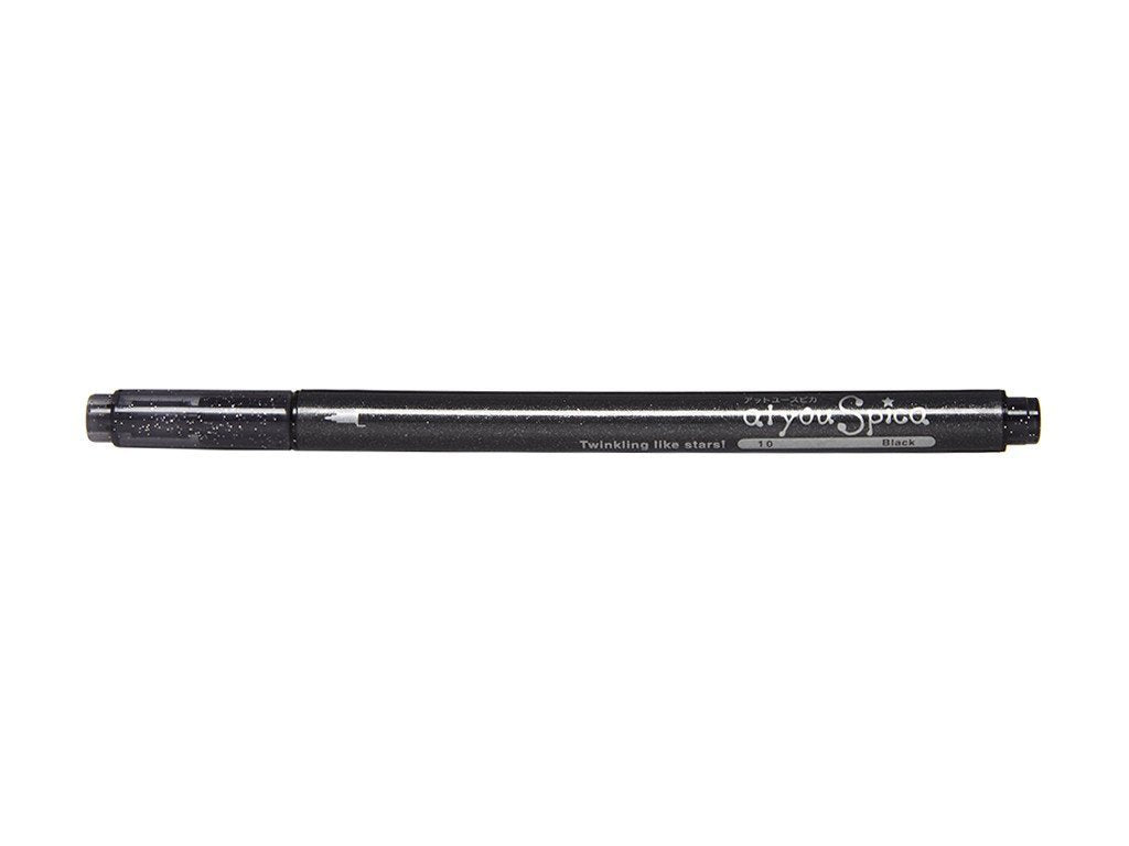 Glitter Pen 1St Black - Al Masam Stationery LLC