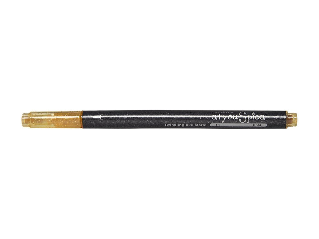 Glitter Pen 1St Gold - Al Masam Stationery LLC