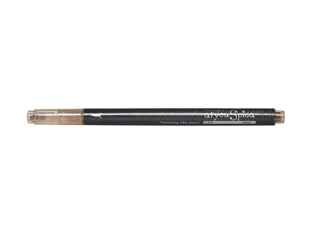 Glitter Pen 1St Sand - Al Masam Stationery LLC