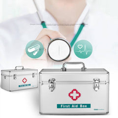 Glosen First Aid Box/Medicine Storage with Lock - Al Masam Stationery LLC