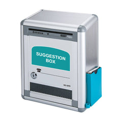 Glosen Aluminum wall mount suggestion box/donation box with Lock - Al Masam Stationery LLC