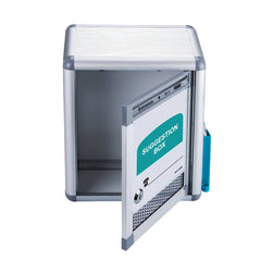 Glosen Aluminum wall mount suggestion box/donation box with Lock - Al Masam Stationery LLC