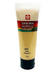 SAKURA ACRYLIC 75ML GOLD - Al Masam Stationery LLC