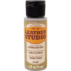 Leather Studio Paint Gold Glitter 2 Oz. - Al Masam Stationery LLC