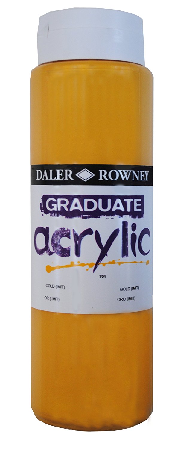 Daler Rowney Graduate Acrylic Color GOLD (IMIT) - Al Masam Stationery LLC