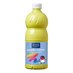 Lefranc & Bourgeois Gouache Liquide Redimix Lemon Yellow - Al Masam Stationery LLC