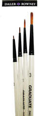 Brush GRADUATE 4 BRUSH SYNTHETIC DETAIL SET - Al Masam Stationery LLC