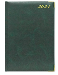 FIS A5 Diary 2024 (Arabic/English) Green - Al Masam Stationery LLC