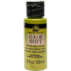 Folkart Color Shift Acrylic Paints Green Flash - Al Masam Stationery LLC