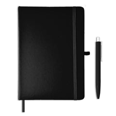 Giftology Libellet – A5 Notebook with Pen Set (Black)