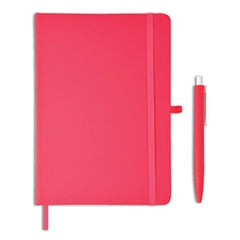 Giftology Libellet – A5 Notebook with Pen Set (Red)
