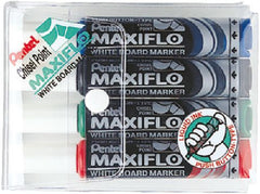 Pentel MWL6 Maxiflow White Board Marker Chisel Tip
