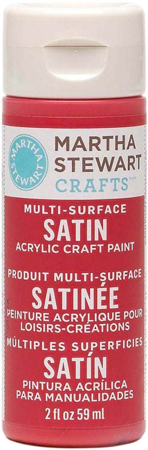 Martha Stewart Multi Surface Paint Satin 2 Oz. Habanero - Al Masam Stationery LLC