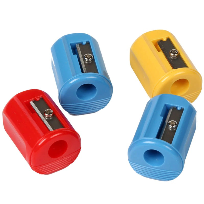 Hand Pencil Sharpener 0137 Box of 50pcs assorted Colors - Al Masam Stationery LLC Main image
