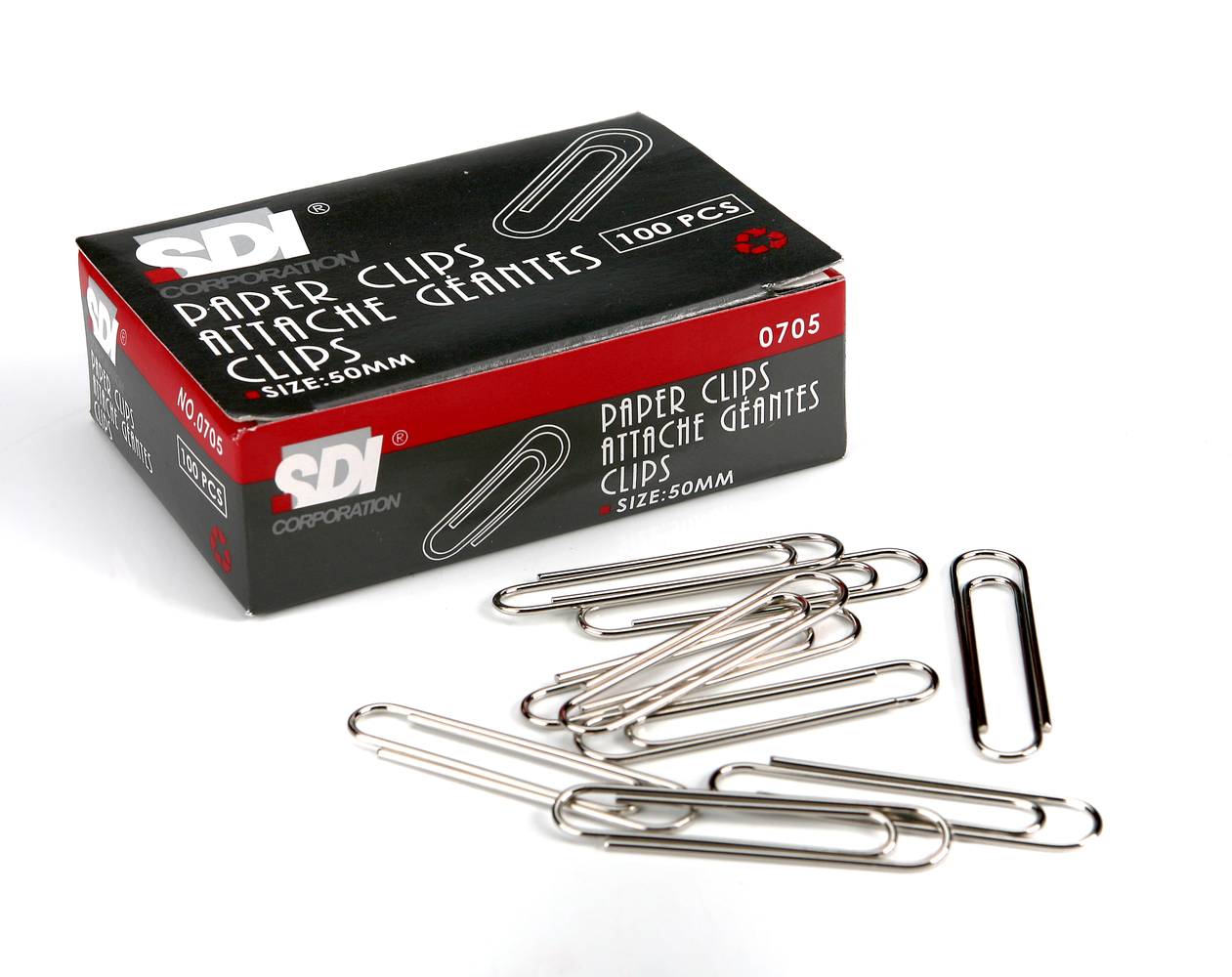 Hand Paper Clips 50mm - Al Masam Stationery LLC Main image