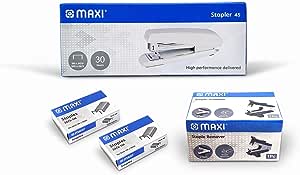 Hand Stapler No.10 with Staples Blister Pack - Al Masam Stationery LLC Main image