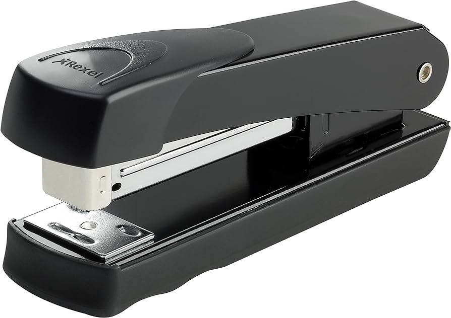 Hand Stapler half Strip 20shts Black - Al Masam Stationery LLC Main image