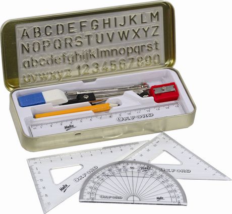 Mathematical Instrument Box Helix Oxford - Al Masam Stationery LLC Main image