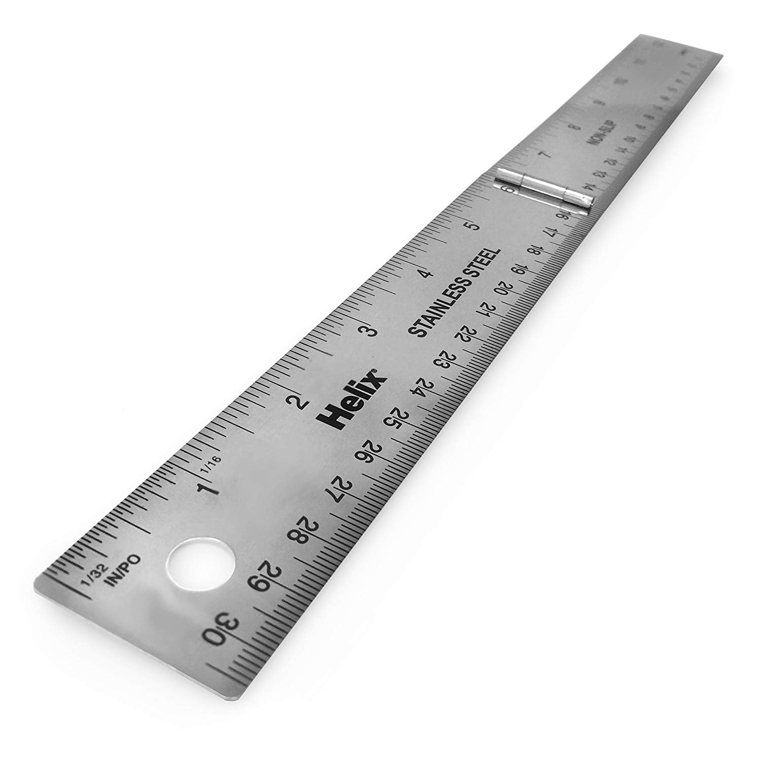Metal Ruler 30cm with Cork on Behind helix - Al Masam Stationery LLC Main image