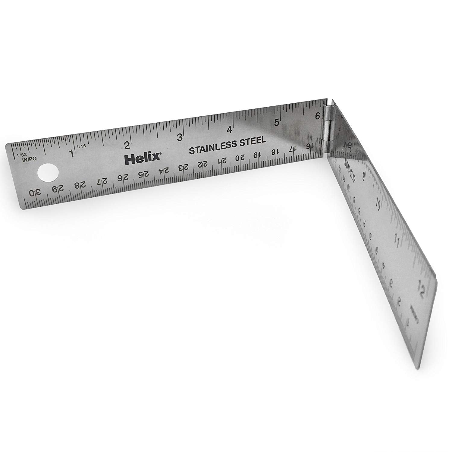 Metal Ruler 30cm with Cork on Behind helix Secondary image