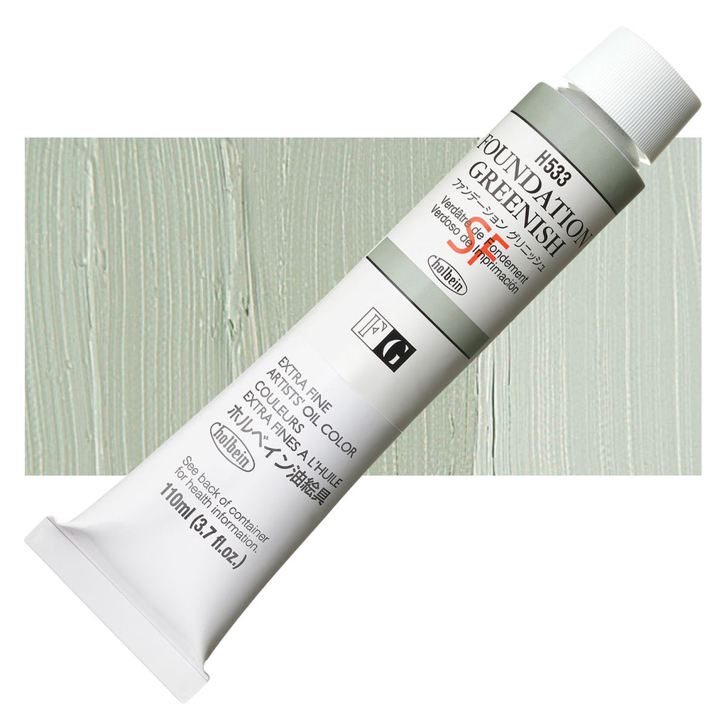Holbein Artists Oil Colors Foundation Greenish 110Ml - Al Masam Stationery LLC
