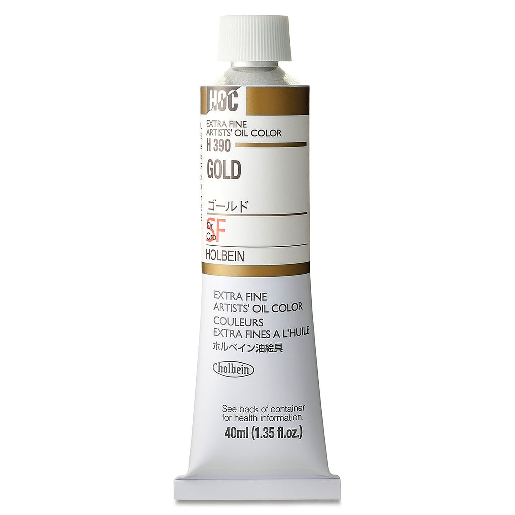 Holbein Artists Oil Colors Gold 40Ml - Al Masam Stationery LLC