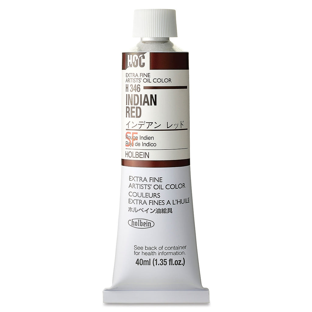 Holbein Artists Oil Colors Indian Red 40Ml - Al Masam Stationery LLC