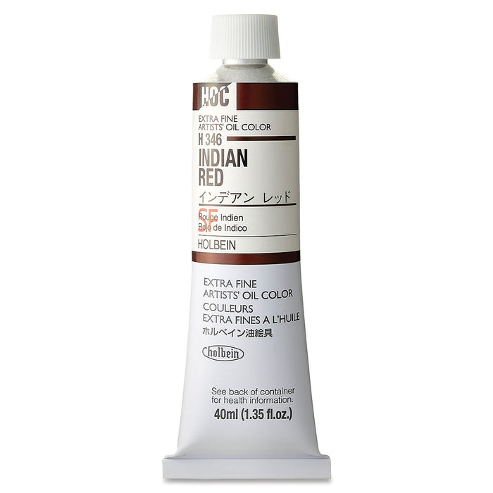 Holbein Artists Oil Colors Indian Red 40Ml - Al Masam Stationery LLC