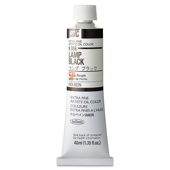 Holbein Artists Oil Colors Lamp Black 40Ml - Al Masam Stationery LLC