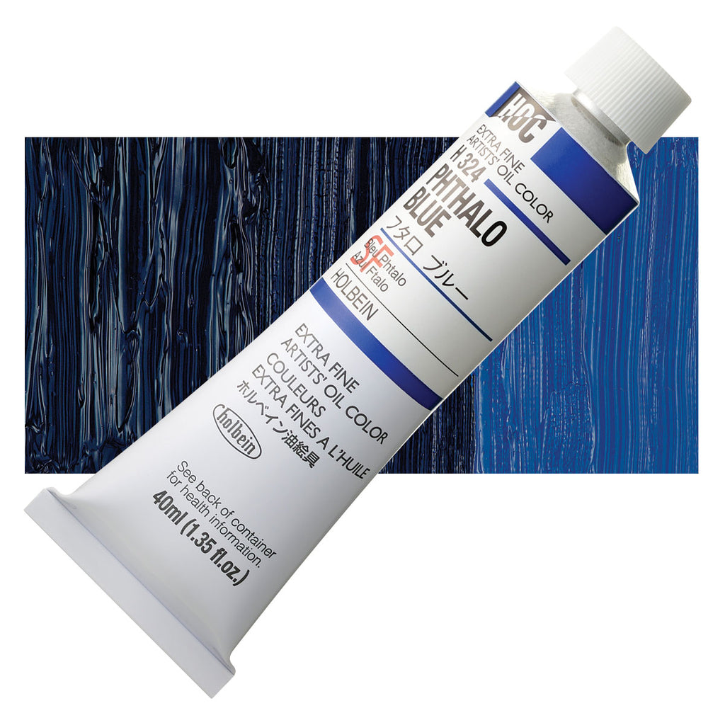 Holbein Artists Oil Colors Phthalo Blue 40Ml - Al Masam Stationery LLC