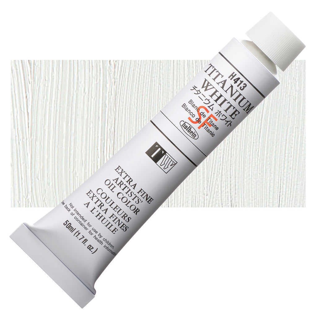 Holbein Artists' Oil Colors  Titanium White 50Ml - Al Masam Stationery LLC