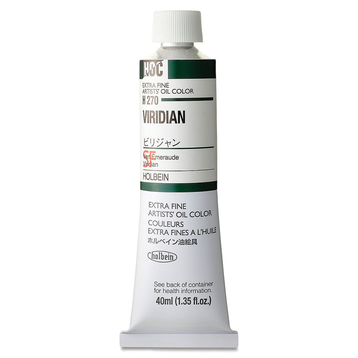 Holbein Artists Oil Colors Viridian 40Ml - Al Masam Stationery LLC