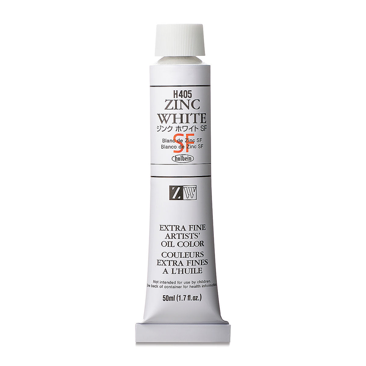 Holbein Artists Oil Colors Zinc White Sf 50Ml - Al Masam Stationery LLC Main image