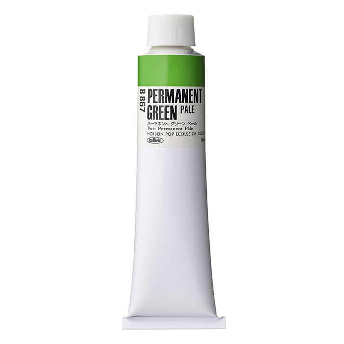 Holbein Pop Oil Colors Permanent Green Pale 160Ml - Al Masam Stationery LLC Main image