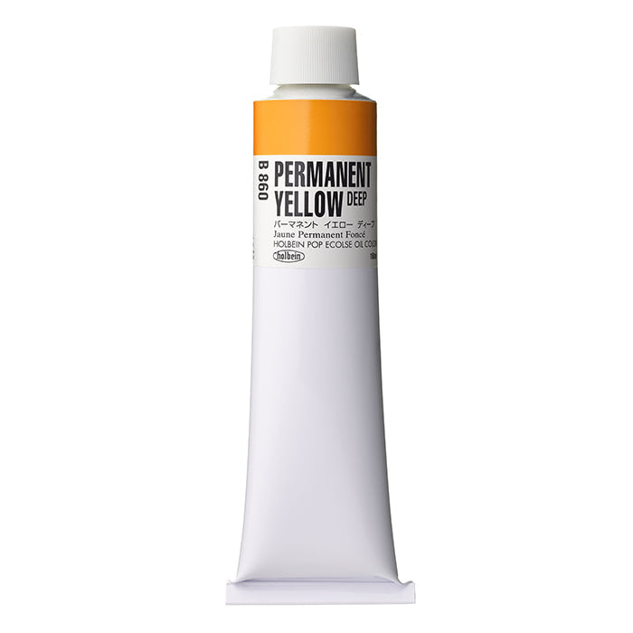 Holbein Pop Oil Colors Permanent Yellow Deep 160Ml - Al Masam Stationery LLC Main image