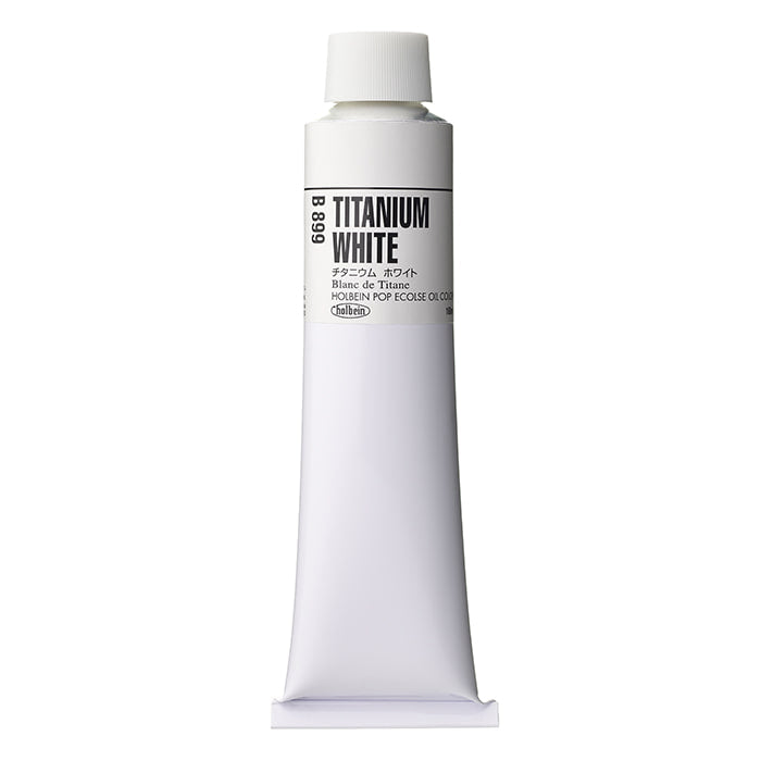 Holbein Pop Oil Colors Titanium White 160Ml - Al Masam Stationery LLC Main image