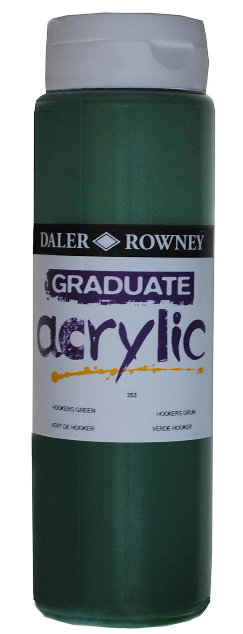 Daler Rowney Graduate Acrylic Color HOOKERS GREEN - Al Masam Stationery LLC