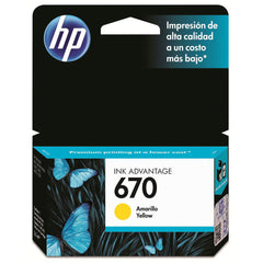 Hp-670 Yellow - Al Masam Stationery LLC