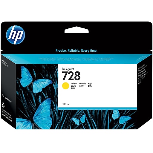 Hp-728 Yellow 130 Ml - Al Masam Stationery LLC