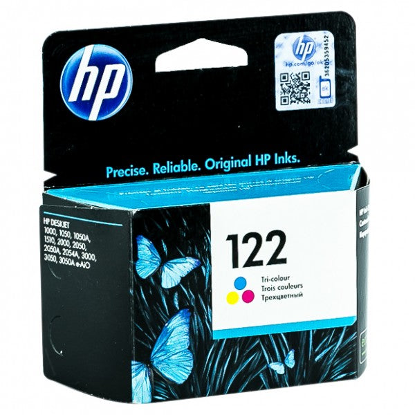 HP 122 Tri-color Original Ink Cartridge (CH562HE) Secondary image