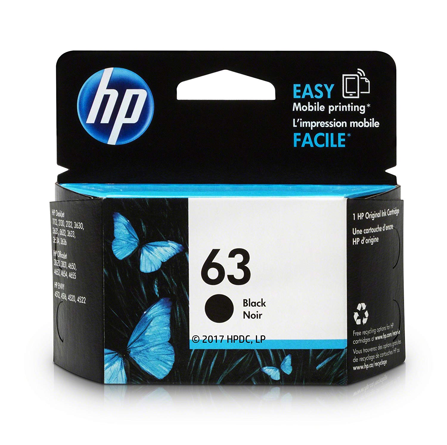 Hp-63 Blk - Al Masam Stationery LLC Main image