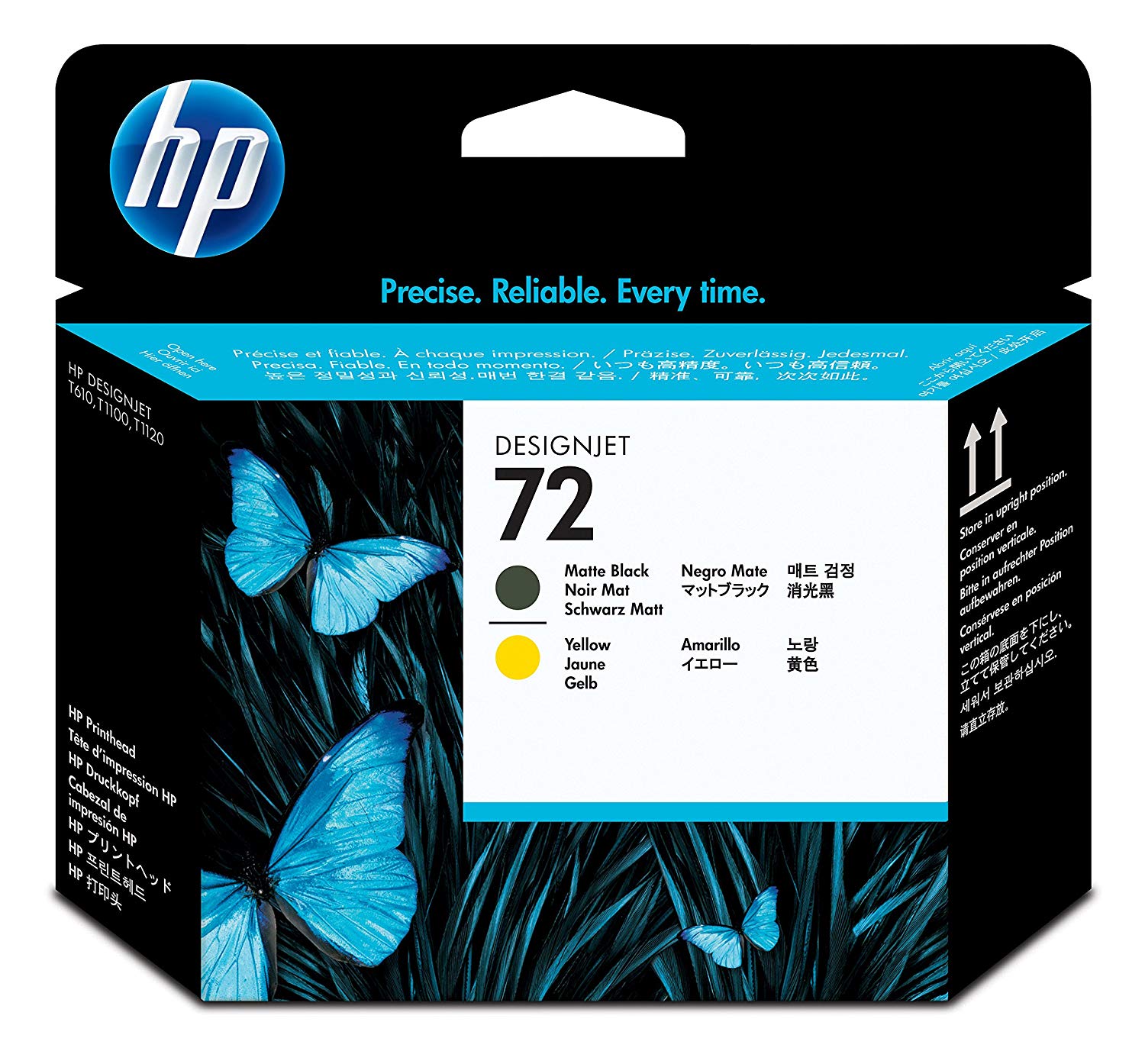 Hp 72(9384) Matt Blk & Y - Al Masam Stationery LLC Main image