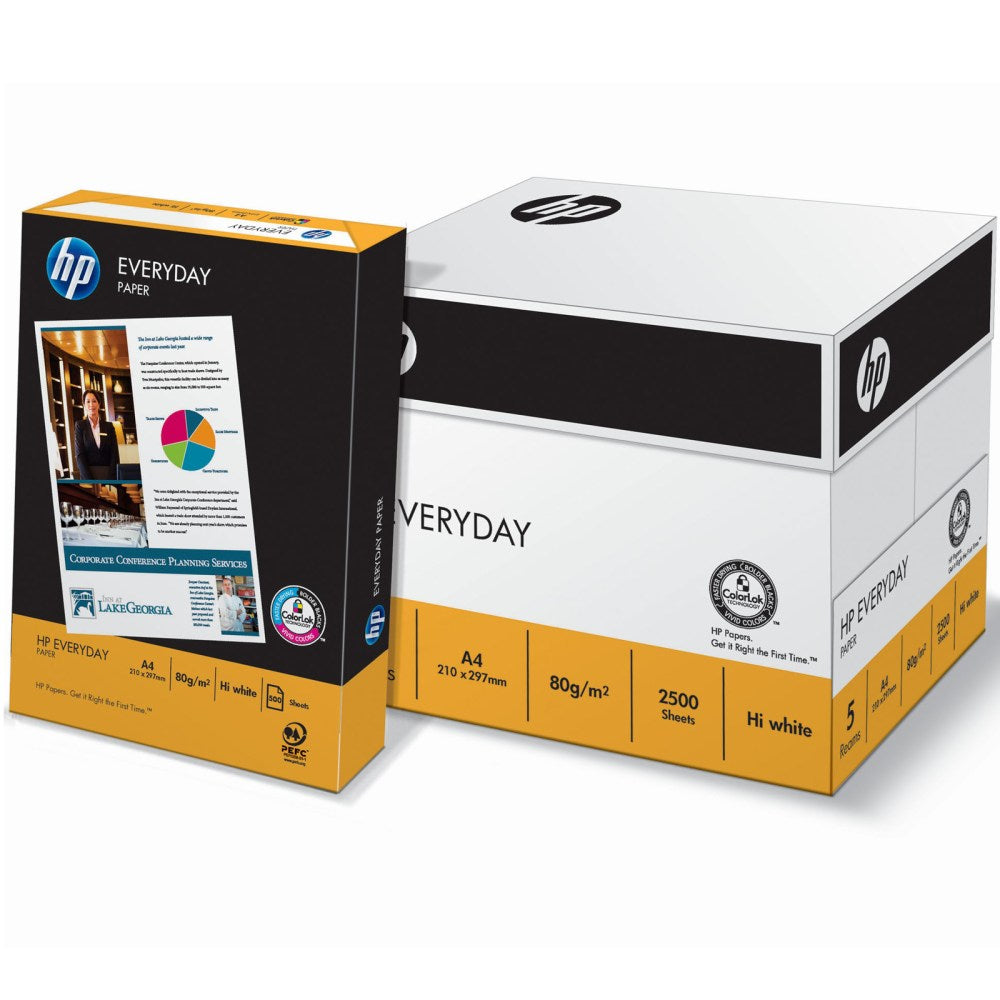 A4 Hp Everyday 80gsm Paper - Al Masam Stationery LLC Main image