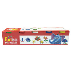 Funbo - Play Dough 5 Colours 100g - Al Masam Stationery LLC