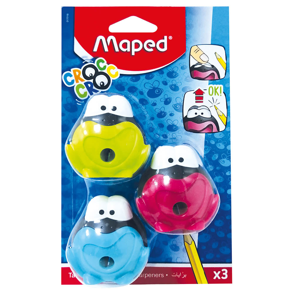 Maped 1 Hole Croc Signal Sharpener Pack - Al Masam Stationery LLC